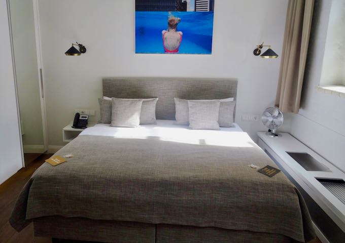 All rooms feature original artwork and welcome treats.