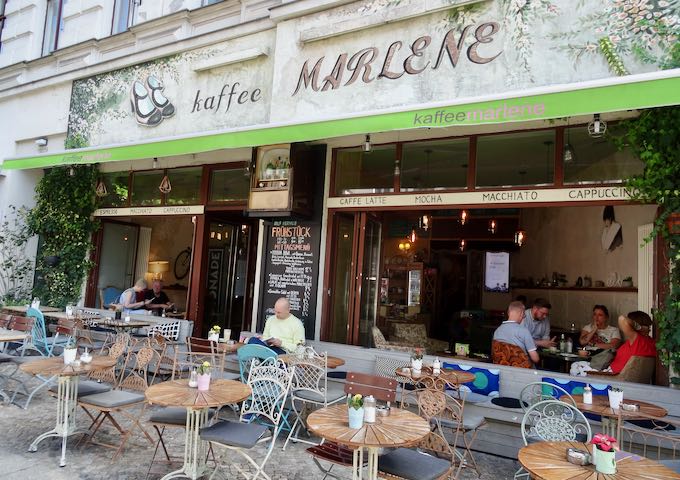 Kaffee Marlene serves a good selection of eats and drinks.