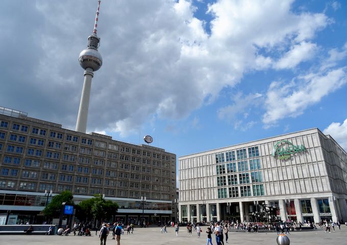 The Fernsehturm and Alexanderplatz are a short walk from Museumsinsel.