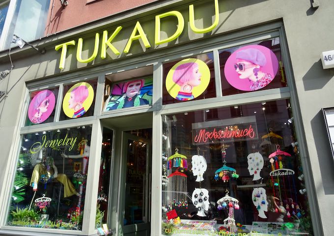 Tukadu is a quirky jewelry store.