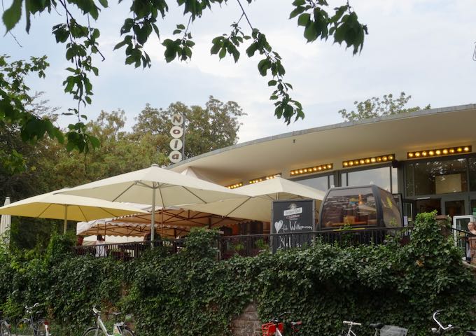 Nola's Swiss restaurant is in Volkspark am Weinberg.