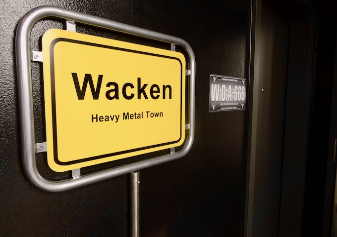 The Wacken Open Air festival room is popular with metal fans.