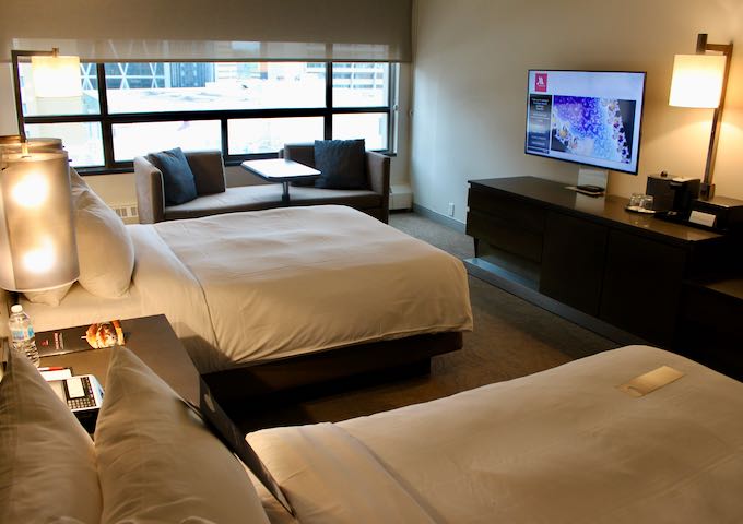 Standard Double rooms are spacious and modern.