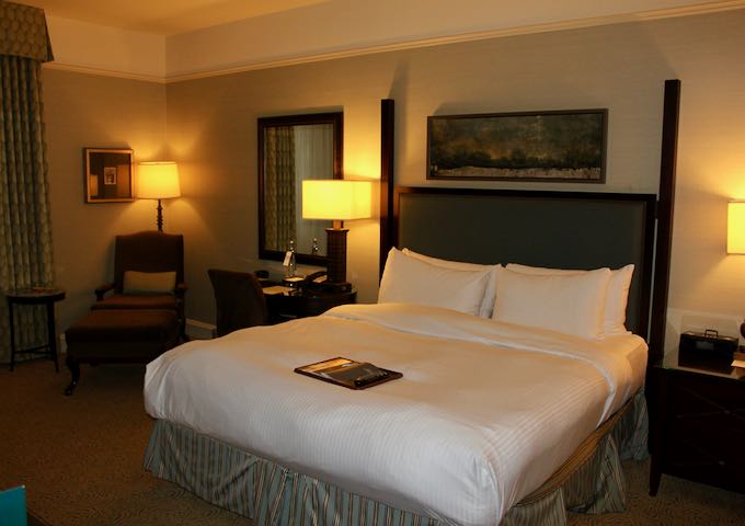 Deluxe King Rooms are modern and comfortable.