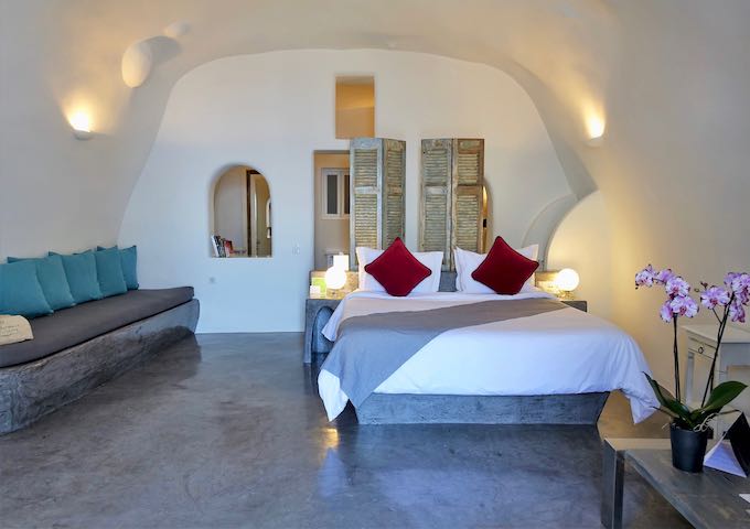 A cave suite at Andronis Boutique Hotel