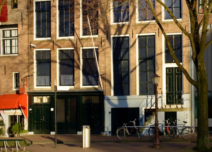 Exterior of the Anne Frank House and Museum