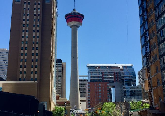 Calgary Tower offers amazing views.