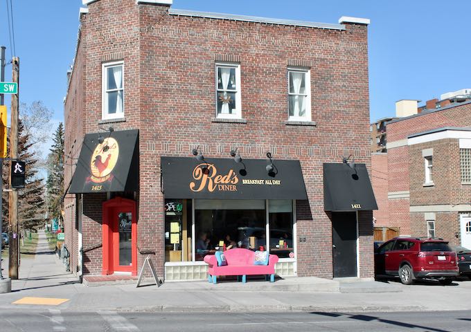 Red's Diner is a classic all-day diner.