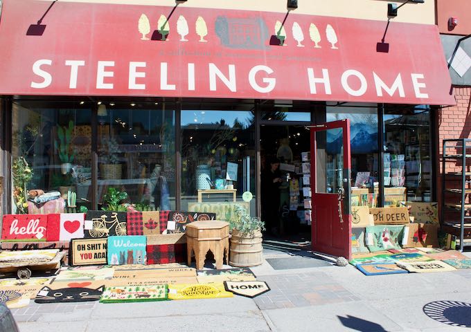 Steeling Home sells unique gifts and souvenirs.