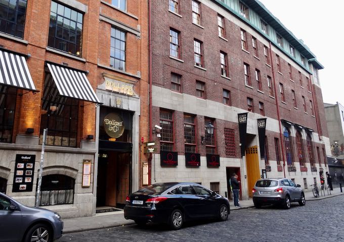 The hotel is located on busy Essex Street East.