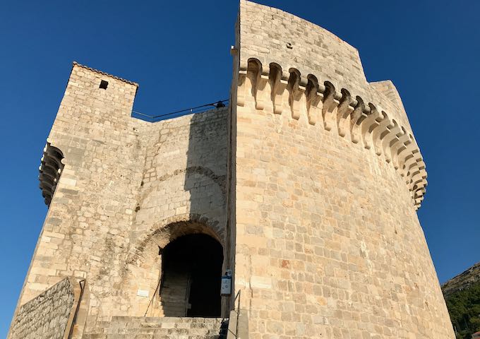 Fort Minčeta is along the wall walk.