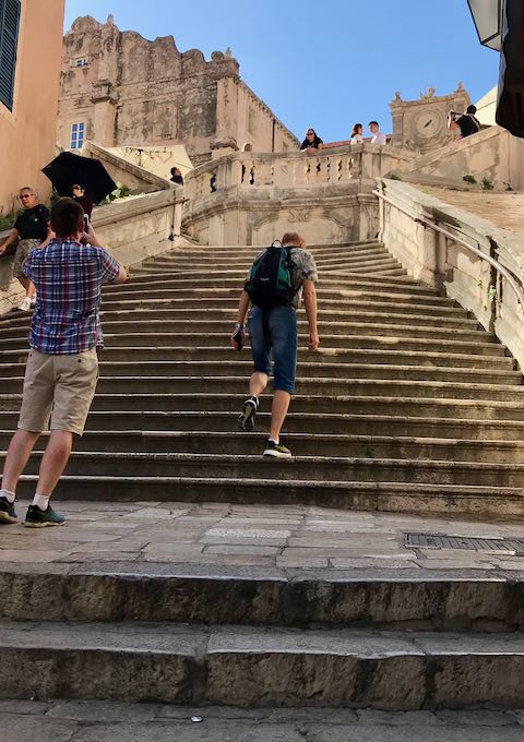 These stairs were pictured in Game of Thrones.