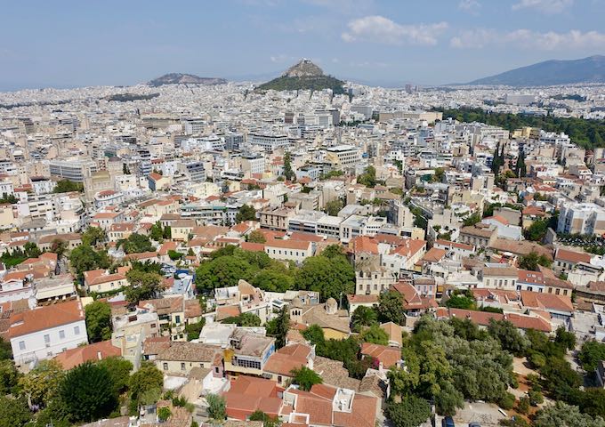 View of Athens from Acropolis
