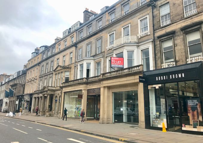 George Street has several high-end boutiques.