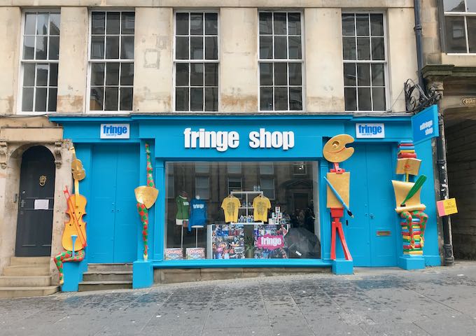 Fringe Shop is a great souvenir shop.
