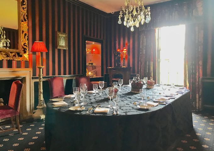 Stuart Room is one of two private dining rooms.