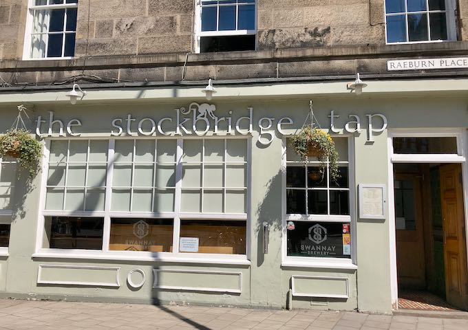 The Stockbridge Tap is a popular local pub.