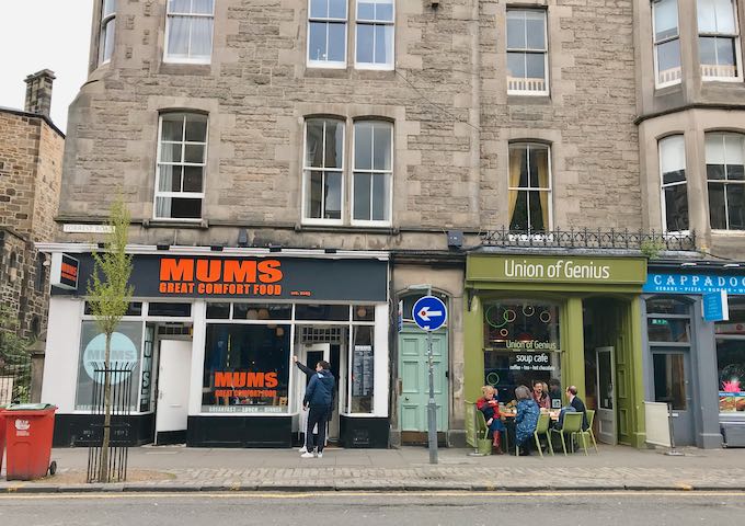 Mums is locally popular for Scottish comfort food.