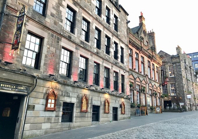 Review of The Witchery by the Castle in Edinburgh, Scotland.