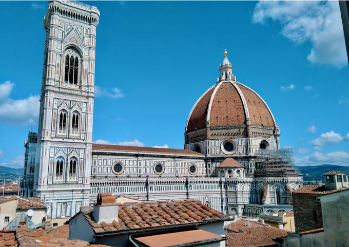 The Duomo is just a few minutes north of the hotel.
