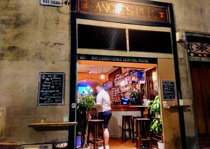 Angie's Pub has a very friendly vibe.