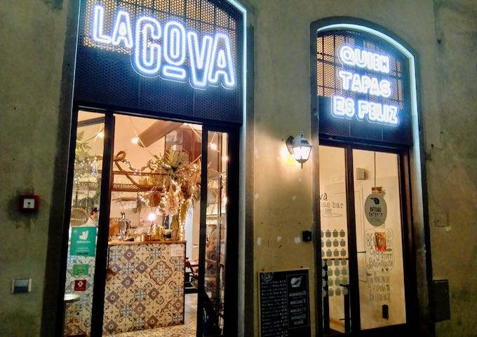 La Cova close by serves great Spanish tapas and wine.