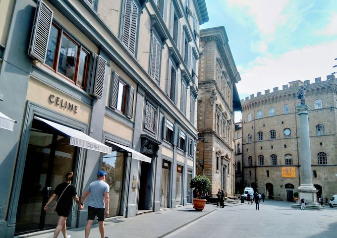 Via de’ Tornabuoni has the city's best boutiques.