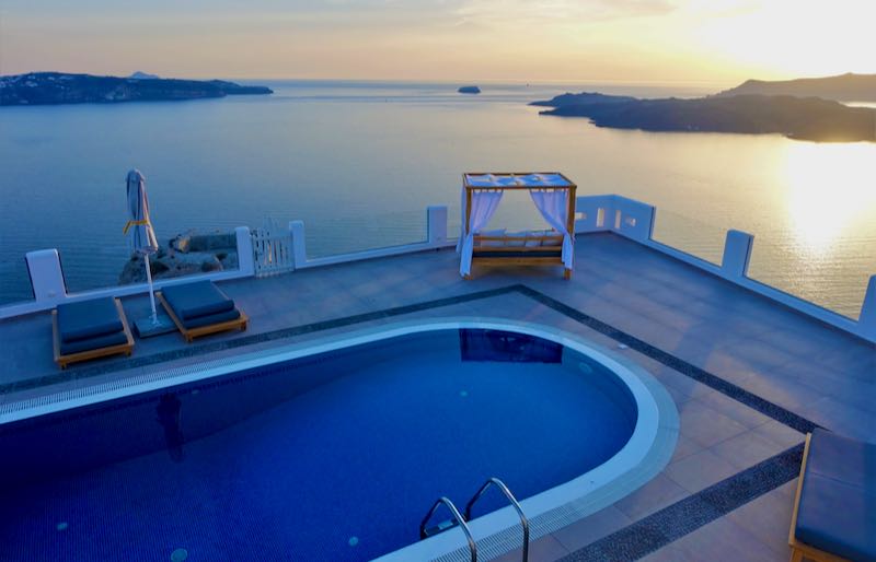 Hotel in Santorini, Greece