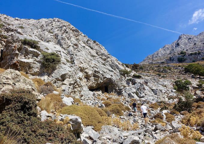 Zas Cave and trail in Naxos.