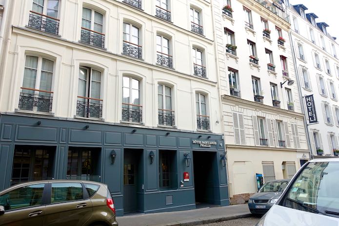 Exterior view of Hotel Saint-Louis Pigalle in Paris