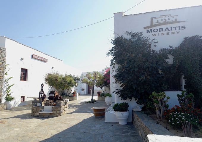 Moraitis Winery in Naoussa, Paros