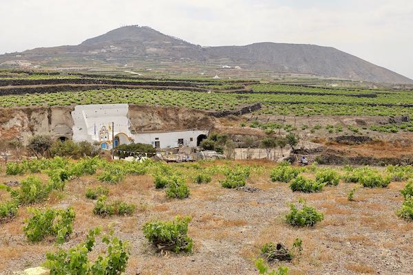 A winery in Santorini