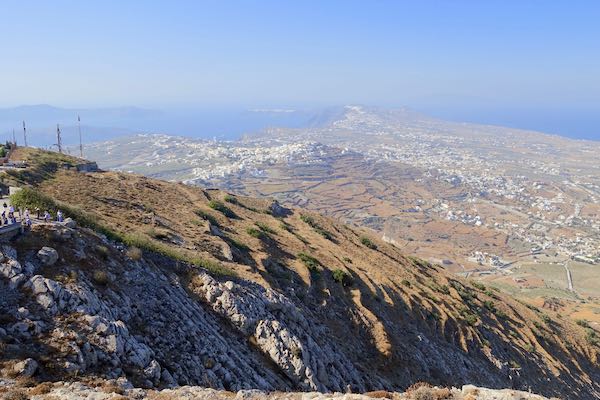 View from Profitis Ilias Mountain