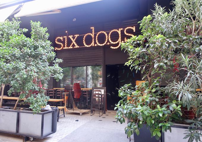 Six Dogs bar in Athens