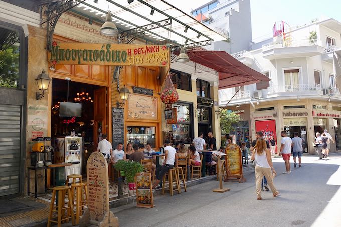 Bougatsadiko Thessaloniki cafe in Psirri