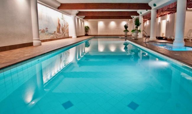 Leavenworth hotel with indoor swimming pool.