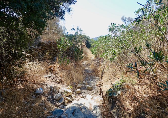The Moni-Chalki trail in Naxos, Greece