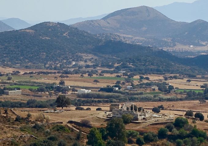 The Temple of Demeter ruins near Sangri, Naxos