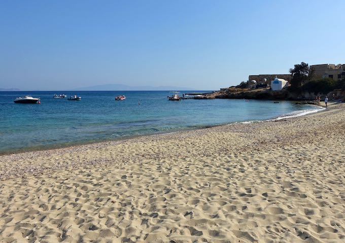 Aliko Beach in Naxos, Greece
