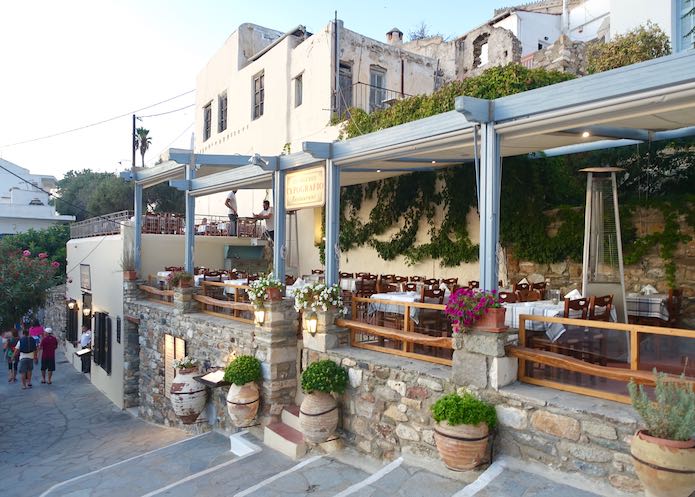 Typografio Restaurant in NAxos