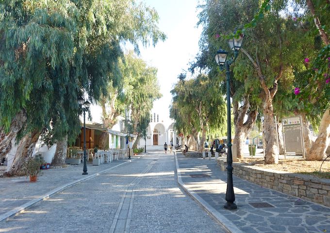 Main pedestrian street in Naoussa