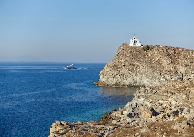 The lighthouse at Paros Park