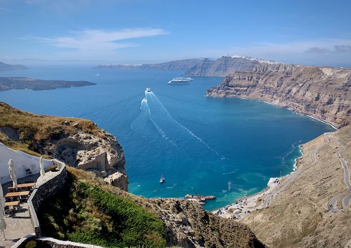 View of Santorini Caldera 