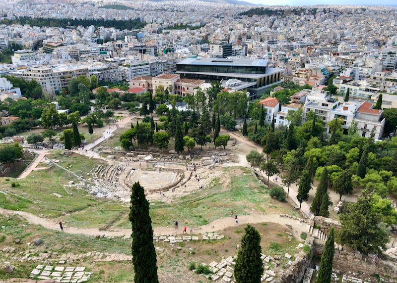 Acropolis Musuem in Athens, Greece.