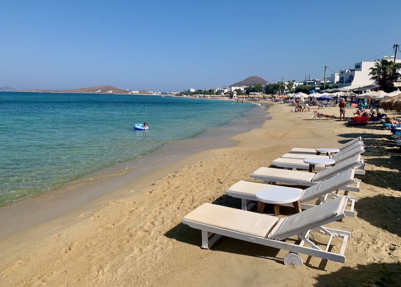 Agia Anna Beach in Naxos.