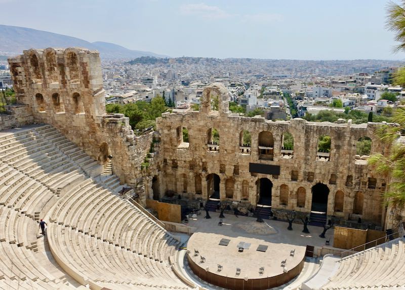 Acropolis in Athens, Greece.