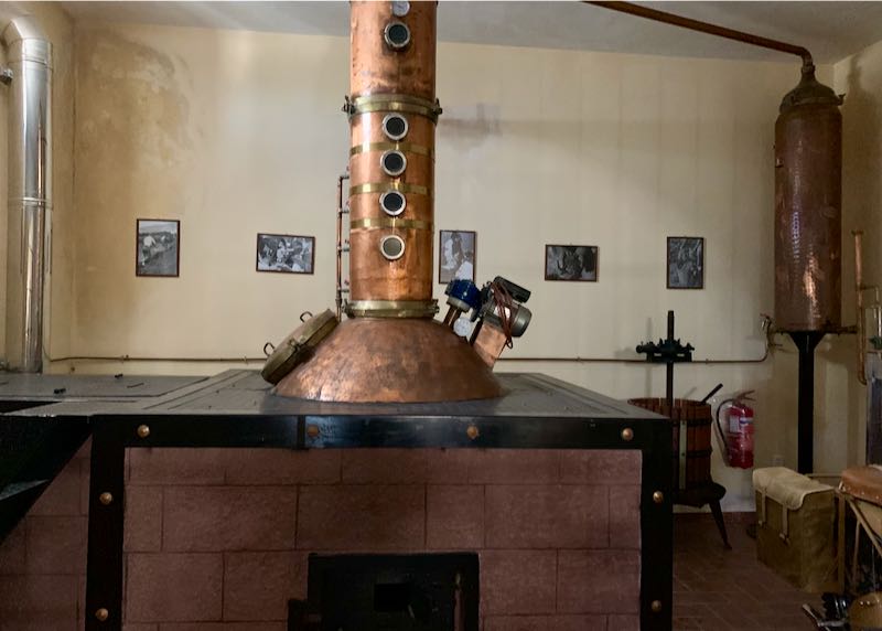 Canava Ouzo Distillery, Museum, and Tours in Santorini, Greece.