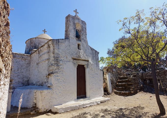 A Byzantine Church on the Moni-Chalki hike