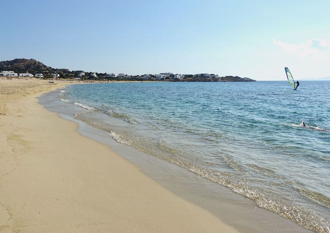 Mikri Vigla Beach in Naxos