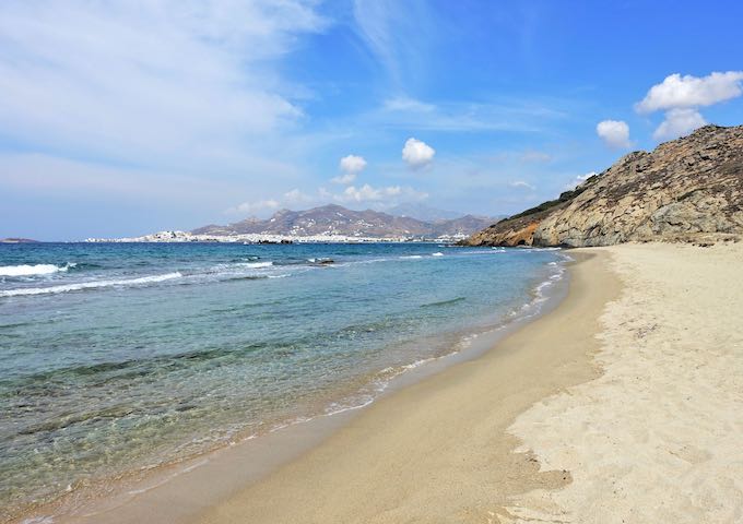 Stelida Beach in Naxos